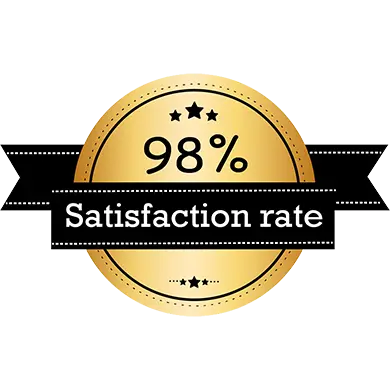 Patient satisfaction rate 98%